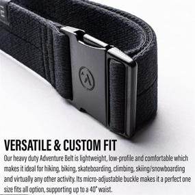 img 2 attached to Elastic Stretch Belts for Women and Men - Arcade Accessories and Belts