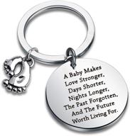👶 new mom/dad keychain - thoughtful gift for expecting parents logo
