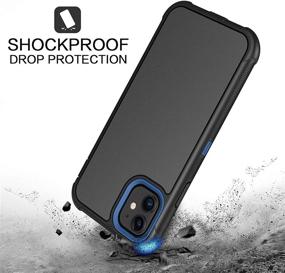 img 3 attached to 📱 BENTOBEN iPhone 11 Case with Kickstand and Holster - Full Body Rugged Hybrid Protection, Blue/Black