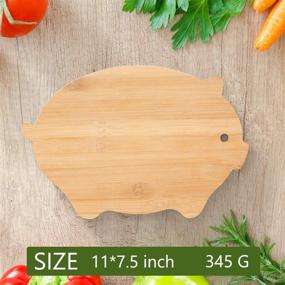 img 2 attached to Pig Cutting Board Pig Shaped 11X7 5X0 39Inch