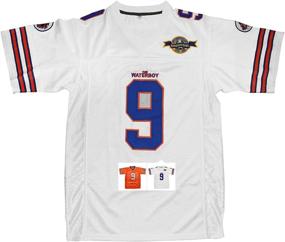 img 4 attached to 🏈 JPEglN Bobby Boucher Waterboy Football Jersey #9 - Stitched 50th Anniversary Movie Jerseys S-XXXL