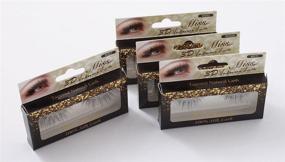 img 1 attached to 👁️ 4 Pairs of Miss Lash M358 - Miss 3D Volume Lash