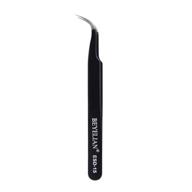 💁 beyelian curved tip volume lash tweezers – professional eyelash extension tweezers (esd-15) logo