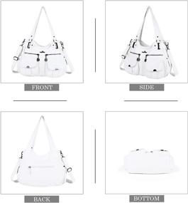 img 1 attached to Handbags Crossbody Shoulder Satchel Synthetic Women's Handbags & Wallets in Hobo Bags