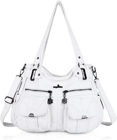 img 4 attached to Handbags Crossbody Shoulder Satchel Synthetic Women's Handbags & Wallets in Hobo Bags