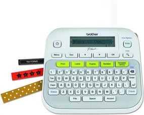 img 1 attached to P-touch PTD210 Label Maker: Easy-to-Use with One-Touch Keys, Multiple Fonts, 27 Templates - White, 1 Pack