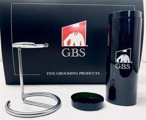 img 4 attached to G.B.S Stainless Brush Stand and Shaving Brush Travel Tube Case Black - Efficiently Removes Water | Ideal for Most Shaving Brushes | Convenient Organizer for Travel | Secure & Durable