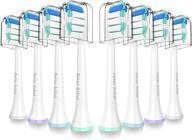 🪥 relax artist toothbrush heads - compatible with philips sonicare hx6250, hx6730, hx6530, hx6930 - 8 pack logo