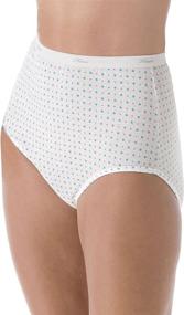 img 2 attached to Hanes Womens Cotton Brief 6 Pack_White_7 Women's Clothing