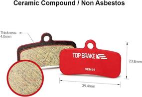 img 1 attached to High-Performance Bike Brake Pads for Shimano Saint, Zee, XTR, Deore XT, and Tektro/TRP Models - Upgrade your Braking Efficiency!