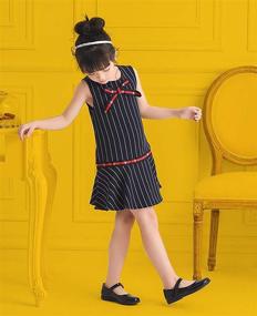 img 2 attached to 👞 DADAWEN School Uniform Toddler Little Girls' Shoes: Perfectly Stylish School Uniform Footwear