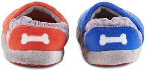 img 1 attached to Adorable Nickelodeon Paw Patrol House Slipper for Toddler Boys – Red and Blue Fun!