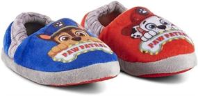 img 2 attached to Adorable Nickelodeon Paw Patrol House Slipper for Toddler Boys – Red and Blue Fun!