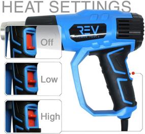 img 1 attached to 🔥 VViViD Blaze Turbo Heat Gun GW1500N - 3 Second Warmp-up, 1500-Watt Corded Rapid Heat Model