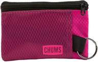 🔍 chums ev pink purple surfshorts wallet - durable rip-stop nylon (original design) logo