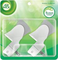 🌬️ air wick scented oil air freshener warmer, 2 count (pack of 3): long-lasting fragrance at great value! logo