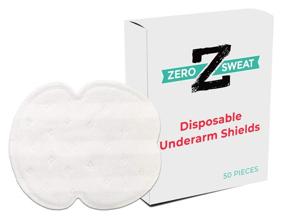 img 4 attached to 🌬️ ZeroSweat Underarm Sweat Pads: Stay Dry Naturally with Disposable Absorbent Pads (50 Pads)