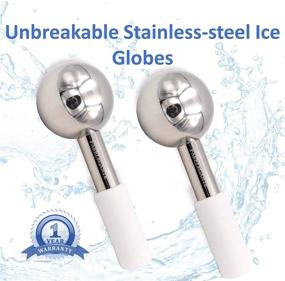 img 2 attached to 🧊 Ice Globes for Facials by Fabelegante: The Ultimate Cooling Beauty Tool for Face, Neck & Body - A Perfect Gift for Women, Moms, Wives, and Girlfriends!