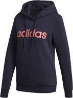 👚 adidas women's essentials linear hooded pullover logo