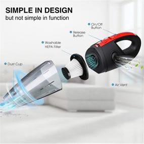 img 2 attached to 🔋 Convenient Handheld Cordless Portable Lightweight Rechargeable Device