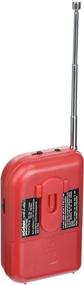 img 1 attached to 🎵 Red Built-In Speaker Portable Pocket AM/FM Radio