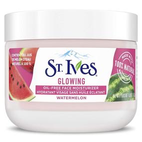 img 4 attached to 🍉 St. Ives Oil-Free Watermelon Glowing Face Moisturizer - 1.8 oz (Single Pack)