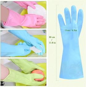 img 3 attached to Dishwashing Non Slip Household Cleaning Waterproof