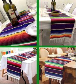 img 1 attached to 🎄 Neasyth Handmade Tablecloth: Elevate Your Christmas Decorations with Style