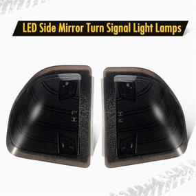 img 3 attached to 🔦 Partsam LED Turn Signal Light Left with Light Smoke Lens – Replacement Tow Mirror Lights for Ram 1500 2500 3500 4500 5500 (2010-2018) – Plug and Play – Compatible with 68302828AA 68302829AA