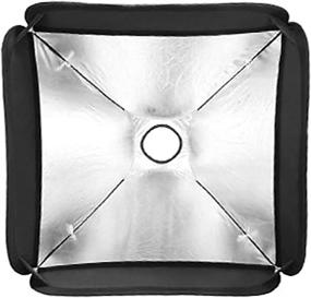 img 3 attached to 📸 Godox Portable Collapsible Softbox 60cm x 60cm with Quick Release Bowens Mount Speedring Adapter for Studio Photography - 24x24 Inch