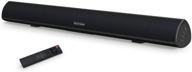 🔊 bestisan 80 watt soundbar for tv, home theater system sound bars (bluetooth 5.0, 34 inch, dsp, strong bass, wireless/wired connections, adjustable bass, wall mountable) logo