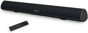 img 4 attached to 🔊 BESTISAN 80 Watt Soundbar for TV, Home Theater System Sound Bars (Bluetooth 5.0, 34 inch, DSP, Strong Bass, Wireless/Wired Connections, Adjustable Bass, Wall Mountable)