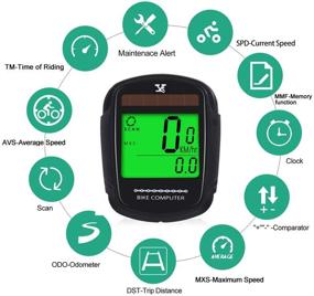 img 2 attached to JGRZF Bike Computer: Wireless Speedometer and Odometer with Backlight, Waterproof LCD Display – Ideal for Outdoor Cycling and Fitness (Wireless Computer)