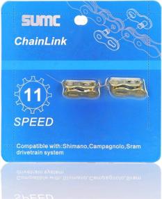 img 3 attached to 🚲 Inkesky 4 Pairs (2 Cards) Reusable Quick Link for Bike Chains - Compatible with Shimano, KMC, Campagnolo, and SRAM