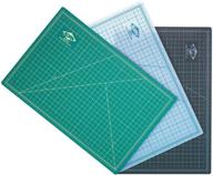 🔪 alvin professional cutting mat: green/black - 40x60" multi-purpose surface logo