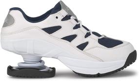 img 3 attached to Z CoiL Freedom Resistant Leather Tennis Men's Shoes for Athletic