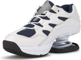 img 1 attached to Z CoiL Freedom Resistant Leather Tennis Men's Shoes for Athletic