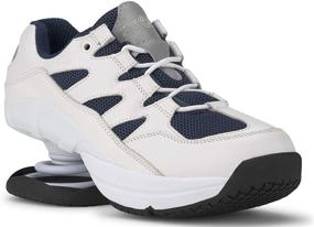 img 4 attached to Z CoiL Freedom Resistant Leather Tennis Men's Shoes for Athletic