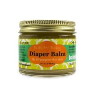 🌿 balm! baby natural diaper rash balm & all purpose skin aid - 2oz./60ml glass jar, made in usa logo