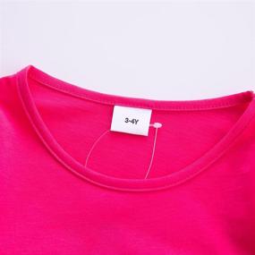 img 1 attached to 👗 JUXINSU LH5835 Fuchsia Toddler Dresses: Enhanced SEO-friendly Girls' Clothing