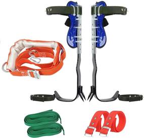 img 4 attached to 🌳 Ultimate Gear for Tree Climbing: Sookieng Adjustable Steel Spikes & Harness Belt for Hunting, Observation, and Fruit Picking