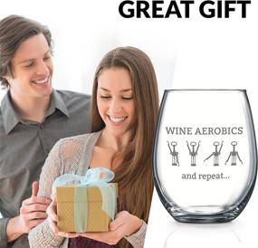 img 3 attached to 🍷 Whimsical Wine Glasses: Hilarious Stemless Glass for Women or Men, Unique & Cute Wine Glasses, Best Friends' Wine Glass with Fun Sayings, Novelty Gifts & Wine Accessory