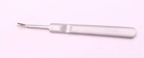 img 2 attached to 💅 High-Quality Stainless Steel Cuticle Trimmer Pusher for Hangnails, Nails, and Dead Skin - Scissor-like Nipper Clipper Tool for Nail Art and Manicures