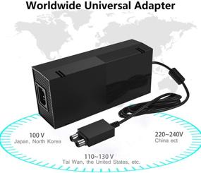 img 1 attached to 🎮 YCCSKY Power Supply Brick for Xbox One - 2021 Latest Upgrade Version, Low Noise 100V-240V AC Adapter Charger Replacement Cord for Xbox One