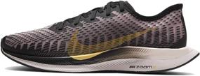 img 4 attached to Powerful Performance: Nike Zoom Pegasus Turbo 2 Women's Running Shoe in Black/Infinite Gold-Plum Chalk, Size 10