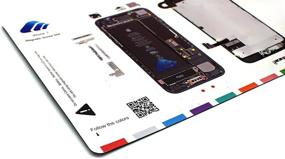img 3 attached to 🔧 COHK Magnetic Project Mat for iPhone 7 Repair - Professional Guide Pad and Screw Keeper Chart