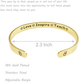 img 1 attached to MOMOL Bangle Bracelet Plated Inspire