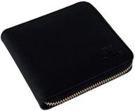 💼 ybonne genuine leather zip around wallet: sleek design & superior quality logo