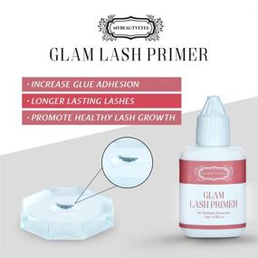 img 1 attached to 👁️ MYBEAUTYEYES Гель-праймер для ресниц Glam Lash 15 мл | Предварительная обработка для полуперманентного наращивания ресниц | Удаляет белки и масла | Без масел | Длительное сохранение наращивания ресниц (Прозрачный)