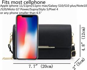 img 3 attached to 👜 LIZHIGU Small Crossbody Bags for Women - Cell Phone Wallet Purse and Handbags with Shoulder Strap - Enhanced SEO